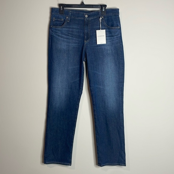 SOLD AG Adriano Goldschmied | Mari Mid Rise Slim Straight Cloud Soft Jean Size - Picture 2 of 8